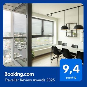 Uniek Appartement - Mooiste En Hoogste Uitzicht Op Antwerpen! - Incl Gratis Parking